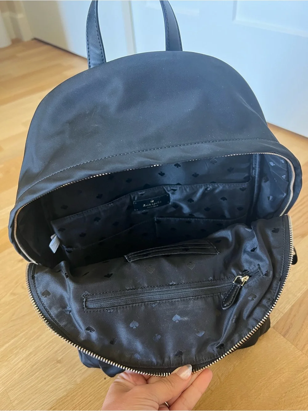 Kate Spade Large Black Nylon Backpack *New Condition*